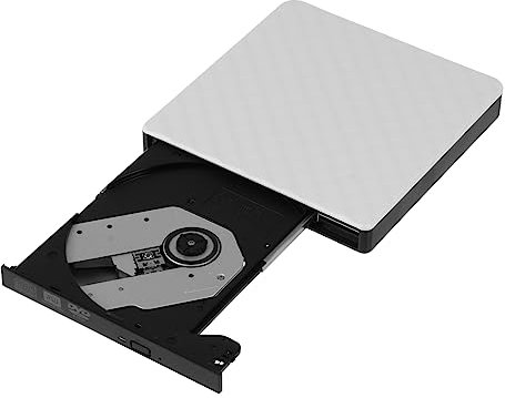 HOMSFOU Masterizzatore Dvd Usb Cd Slim Portatile Slot Per Compatibile Laptop e Desktop Facile Usare