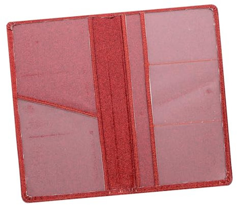 FOMIYES Pu Leather Car Document Wallet License Registration Holder RFID Car Insurance Holder