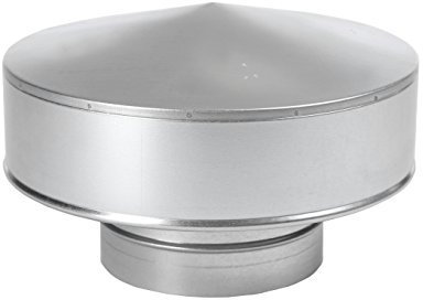 Intelmann Dachhaube Ø 100 mit Regenschürze (100 125 150 160 180 200 250 280 315)