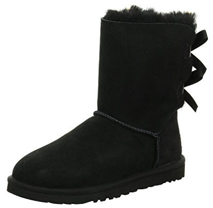 UGG Damen BAILEY BOW II Classic Boot, Black, 41 EU