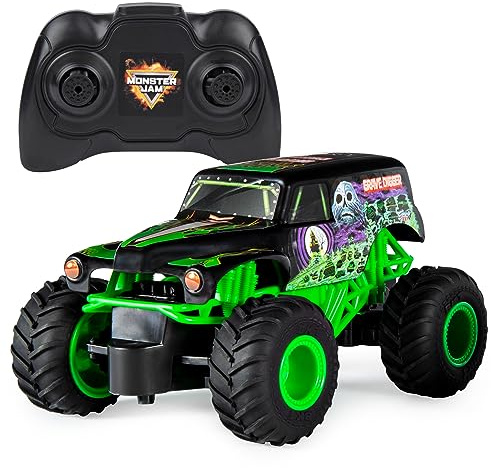 Monster Jam, Official Grave Digger Remote Control Monster Truck, 1:24 Scale, 2.4 GHz, Kids Toys for Boys and Girls Ages 4 and up