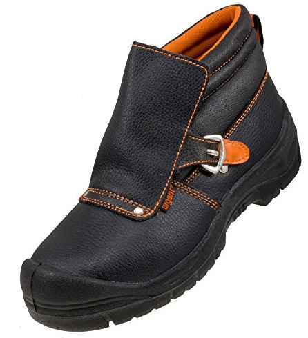URG Schweißerstiefel S1P Sicherheitsschuhe Arbeitsschuhe Schweißerschuhe Stahlkappe(115) (43 EU)