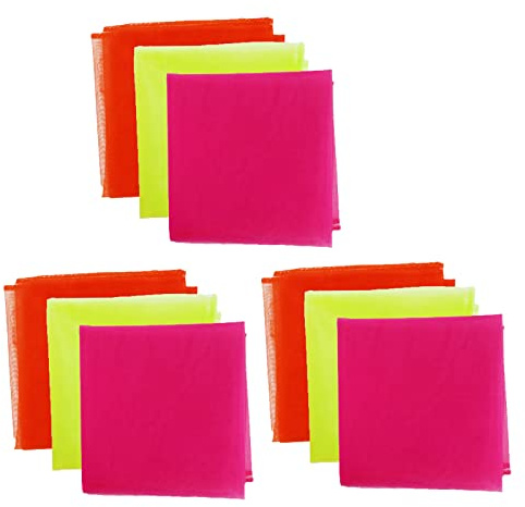 Martin Sports Juggling Scarves, 3 Per Set, 3 Sets