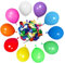 HYKJNBW Lot de 50 ballons arc-en-ciel en latex pour fête d'anniversaire, mariage, fête prénatale - Multicolore - 30,5 cm