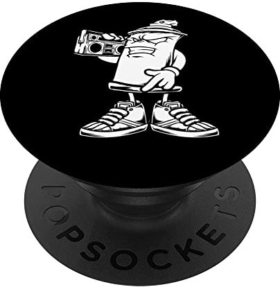 90er Sprühfarbe Old School Hip Hop Rap - 80er Ghettoblaster PopSockets mit austauschbarem PopGrip