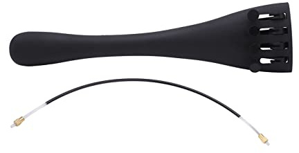 4/4-Cello-Saitenhalter, Faserverbund-Saitenhalter, 4 Stimmgeräte, Feinstimmteile mit Schwanzschnur für 4/4-Cello