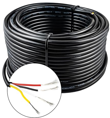 URCIANOW 22AWG 4 Core 0.32mm Cable 30M Low Voltage