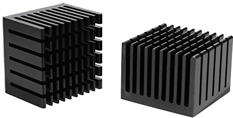 Ashikoi 2 StüCke 40X40X30Mm Aluminium KüHlköRper KüHlköRper KüHlung für Elektronische Chip LED mit WäRmeleite FäHigkeit