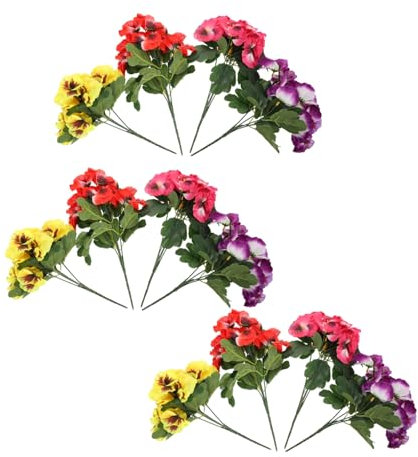 GRIRIW 12stücke Kunstblumen Für DIY-simulationspflanze Und Layout-dekore Elegante Künstliche Blumen Zur Dekoration Künstliche Pflanzen Für Blumenschmuck