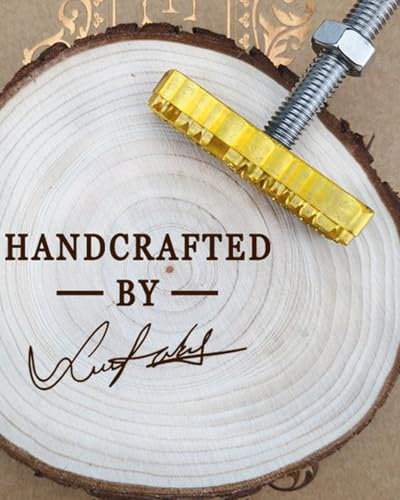 Branding Iron Personalisierter Metall-Stempel für Holz, Leder, Lebensmittel, Party, Hochzeit, Brotherstellung (2,54 cm)