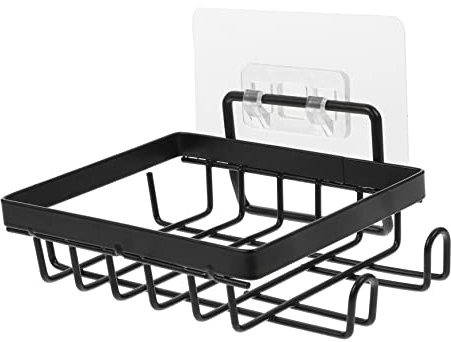 Jabonera Jabonera de pared, jabonera con drenaje, jabonera, jabonera for fregadero, bandeja de jabón for fregadero, soporte de metal, barra de tensión for ducha, organizador de platos, jabonera