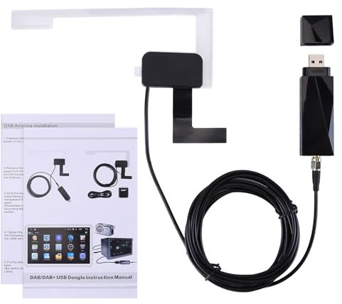 Auto USB Android DAB + Auto Radio Adapter Digital Tuner Audio Ricevitore Antenna DAB Antenna autoradio Antenna DAB-Parabrezza Antenna Autoradio Antenna