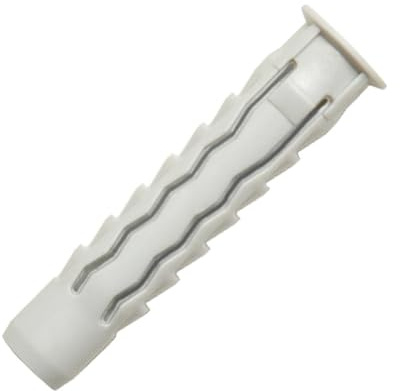 Taco - taco poliamida universal de 8 mm, adecuado para varias superficies, incluye 100 piezas, resistente y fácil de instalar.