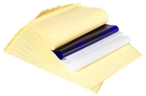 DEARMAMY 45 Blatt Tattoo Transferpapier Leichtes Bedruckbares Transferpapier für Tätowierungen DIY Übertragspapier Zuschneidbar Geeignet für Tattoo künstler und Anfänger