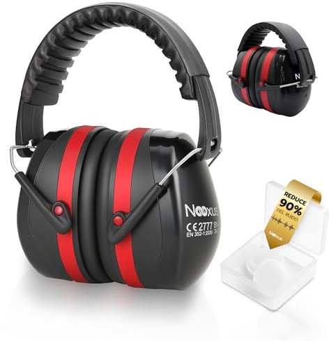 Nexus Cascos Insonorizacion Para Estudiar con tapones oidos cancelacion de ruido 34dB | Cascos Cancelación de Ruido | Cascos Antiruido | Cascos Insonorizados | Auriculares Cancelacion Ruido