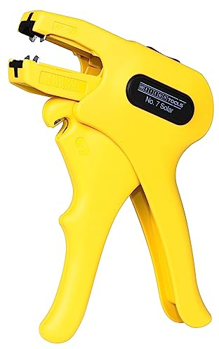 WEICON TOOLS Abisolierzange No. 7 Solar | Abisolieren und Entmanteln von Solarkabeln und Photovoltaikkabeln