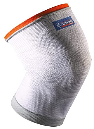 Thuasne Sport - Genouillère de Maintien - Genou Douloureux, Reprise d'Activités Sportives - Tricot Compressif - Indice de Maintien 2/5 - Dispositif Médical CE - Taille L