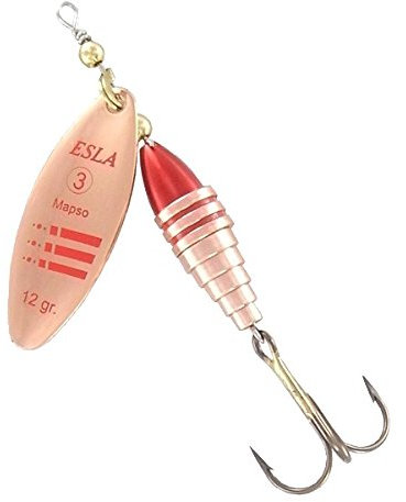 MAPSO - 5 Cucharillas de Pesca ESLA-3 CR 12 GMS.