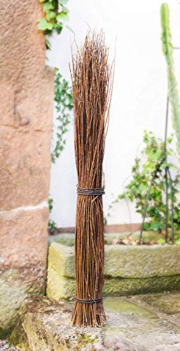 Weidenbündel Dekobündel Dekozweige aus Naturweide, ca. 120 cm hoch, Deko für Wohnzimmer, Küche, Esszimmer oder Flur, Eingangsdeko, Zierstrauch, Zierpflanze, Trockenpflanze, Trockenbündel