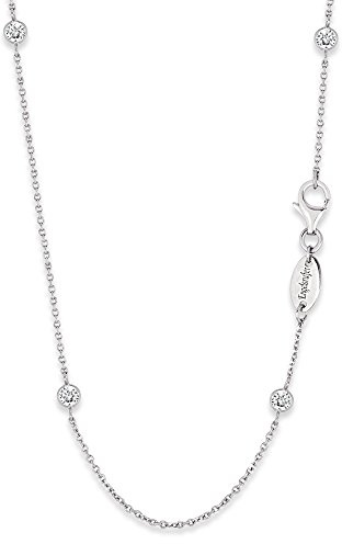 Engelsrufer Damen Moonlight Kette 925er-Sterlingsilber Weiße Zirkonia