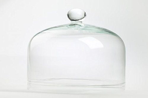 Edwanex Display Glas Kuchen Cupcake Dome Cover Cloche Ø 29,5 cm