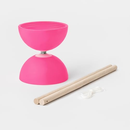Spielen Sie Jonglieren Play Juggling Hochleistungs-Diabolo Comet 115mm - Gelb UV - Ideal für Jongleure und besondere Anlässe