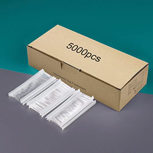 Utoolmart 35mm Tag Pins Tagging Barbs Clothes Fasteners Tag Attachments for Clothes,Box of 5000Pcs