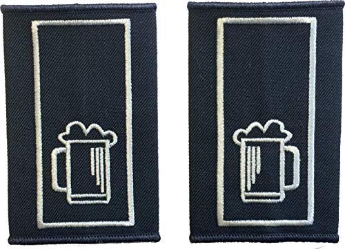 feuer1 Dienstgrad-Schlaufe Spezial: Leitender Getränkewart (Silber/Silber)
