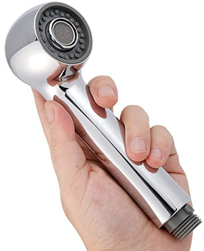 Hibbent Grifo Cocina Extraible Alcachofa Cocina Grifos para Fregadero Recambio 2 Modos Alcachofa Grifo Cocina Extraible, Cromo