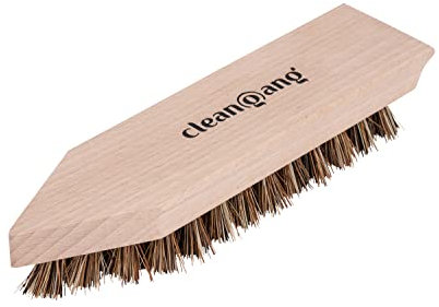 Premium Schmutzbürste für Schuhe – Schuhputzbürste mit Kokosfasern und ergonomischem Holzgriff - Naturborsten zur kraftvollen Reinigung ihrer Schuhe und Stiefel Boot Champ