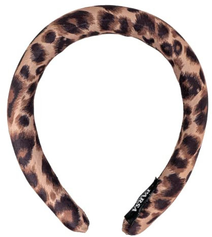 PARSA Beauty Comfy Hoop Powerful Leopatra – Haarreif in Leopardenmuster – Haar Accessoire – Haarreifen Damen
