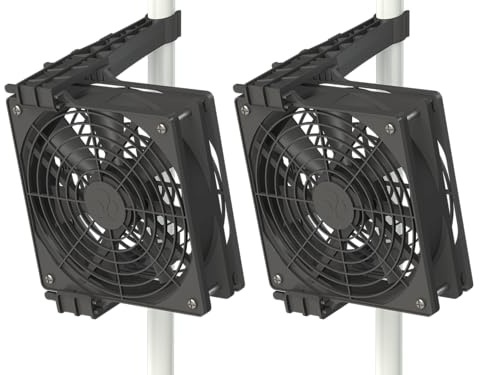 Pack set di 2 ventilatori - Monkey Fan - 24V - 12 cm - - (in francese) Secret Jardin
