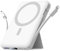 Mag-safe Power Bank, Azmuth 10000mAh Magnetic Battery Pack 22.5W PD Fast Charging with USB-C Cable LED Wireless Portable Charger with Stand for iPhone 16/15/14/13/12/Pro (White)