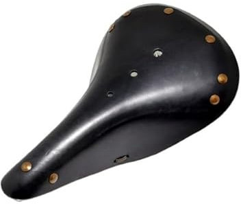 wanhaoaony Fahrradsattel Vintage Fahrradsattel aus reinem Rindsleder, handgefertigt, for Sport und Radfahren, erhältlich Fahrradsattel Herren(Color:G98-CT Black)