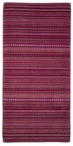 Pip Studio Geometric Print Duschtuch Dark pink 70x140cm (1 Stück)