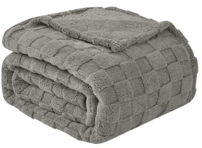 Good Nite King Size Fluffy Fleece Throw Blanket, Soft & Cosy Flannel Blanket for Stress Relief, Versatile Blanket for Bed, Sofa, Couch, Bedroom & Office