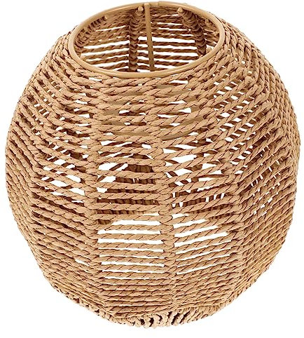 DIYEAH Paralume in Corda Di Intrecciata Per Lampade Sospensione Copriparalumi Decorativo Per Lampadari e Lampade Sospensione