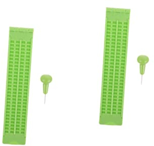 Beavorty 2 Set Scrittura Braille con Punteruolo Lavagna Braille per Non Vedenti e Spazi Strumento Pratico e Resistente per Apprendimento