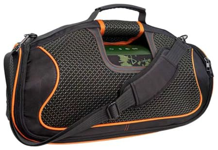 Hzycwgone Bärväska Bärbar Skyddande Fodral Resväska Tillbehör med Axelrem för JBL Boombox 4 bärbar Bluetooth-högtalare,Extra Väska för Mikrofoner,Laddare,Svart