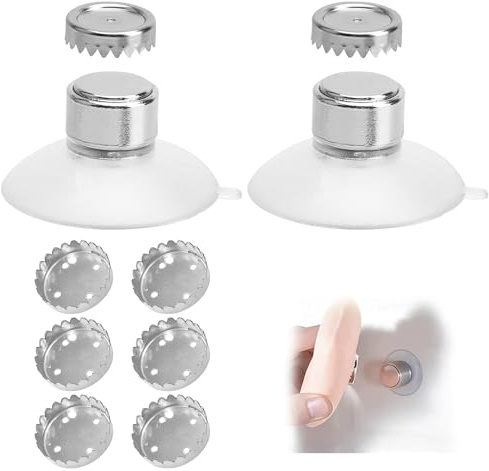 2 Pièce Porte Savon Aimanté Porte Savon Magnetique avec 8 Aimants Installation sans Perçage Convient pour Les Douches Lavabos Salles De Bain Et Cuisines