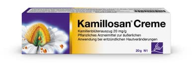 Kamillosan Creme: Entzündungshemmende Wund und Heilcreme zur Hautpflege bei Neurodermitis und Ekzemen, 20 g