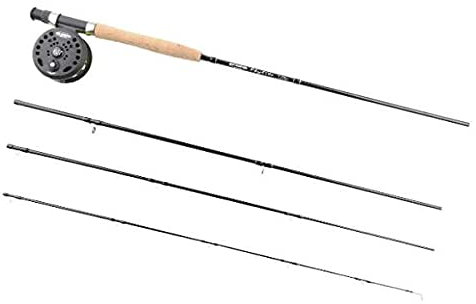 Ron Thompson Fliegenset Flylite Combo 270cm Schnurklasse 6/7-4teilig, Fliegenrute, Fliegenrolle, Fliegenschnur, Angelset zum Fliegenfischen, Fliegenangeln