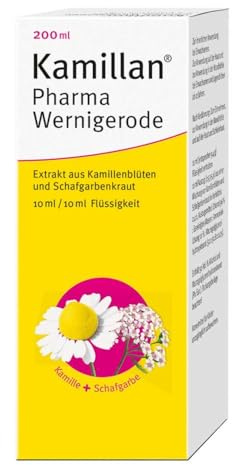 Kamillan Pharma Wernigerode 200 ml – Natürliche Pflanzenkraft aus Kamille und Schafgarbe für Haut, Schleimhäute und Magen-Darm-Beschwerden