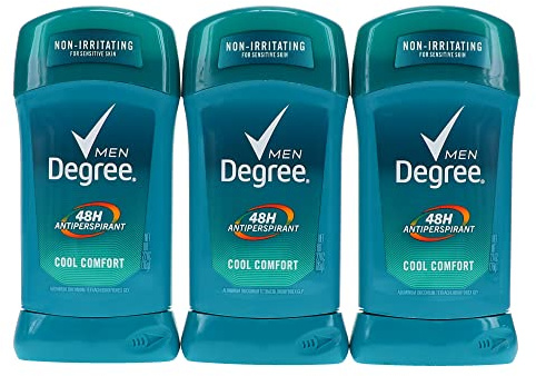 Degree Coole Comfort Original-Schutz Antitranspirant-Stick, 2,7 oz (3er-Pack)
