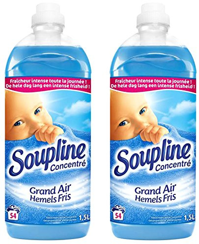 Soupline Adoucissant Concentré Grand Air 1,5 L - Lot de 2
