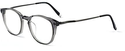 EYEphd Intelligente Progressive Multifokus-Lesebrille für Damen, HD Anti-Blaulicht Computerbrille für Herren Retro Titanrahmen Dioptrie +1,0 bis +3,0,04,+1.75