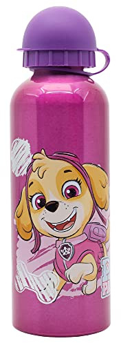 Botella de aluminio para niños de 530 ml, esencia de dibujo de la Patrulla Canina