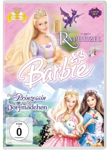 Barbie™ als Rapunzel & Barbie™ als Die Prinzessin und das Dorfmädchen