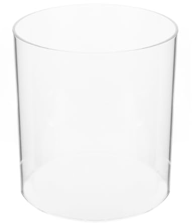 Cabilock Kerosene Lamp Glass Chimney Clear Lamp Shade for Oil Windproof Cover Replacement 3.15 Inch Diameter 1 Pack for Indoor Outdoor Use