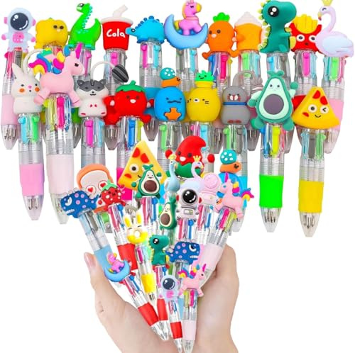 Kaimirui 30pcs Penne Multicolore Regalini Fine Festa Compleanno - Gadget per Bambini, Ideali per Natale e Feste